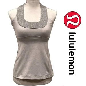 LuLulemon Gray Yoga Tank Top